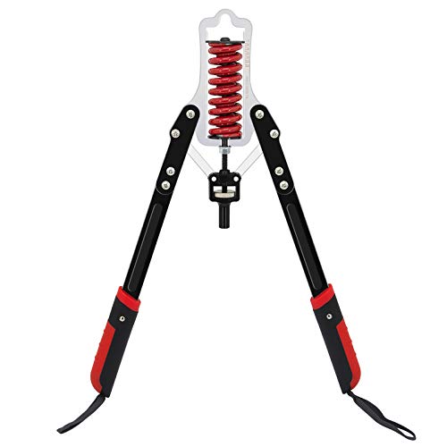 St.Oswalds Power Twister Barra Flexible Profesional Expansor, Expansor de Resorte de Fuerza de Brazo Ajustable, Resistencia de 0 a 160 kg, Utilizado para Entrenamiento de Fuerza, Rojo