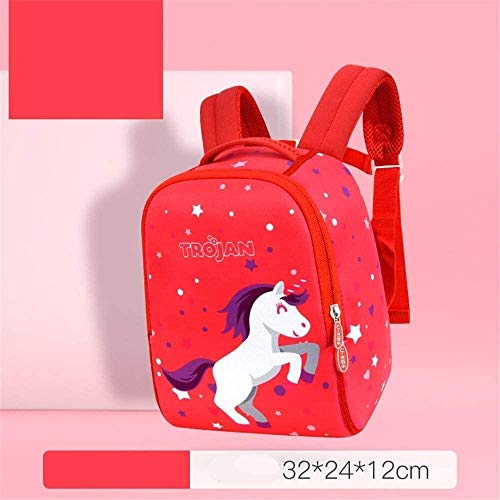 Suge Niñas Mochila de Escolar del jardín de Infancia Niño Niña 3-7 años Los niños del bebé de la Historieta Linda Pequeña Mochila (Color : Pink)