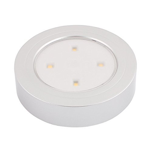 Táctil portátil ON/OFF caliente de la luz de la lámpara ahorro de energía de la batería 4 DealMux 3xAAA LED