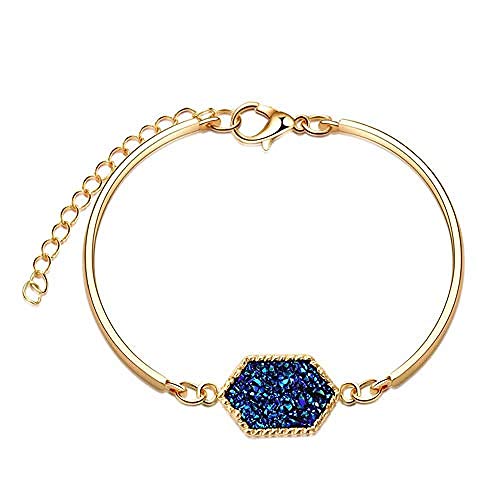 TXX Pulsera Esposas Brazalete Anillo Espumoso de Las Mujeres Mujer Su Regalo Elegante Cristal Accesorios Colgante/C / 20cm