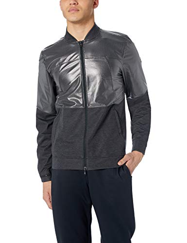 Under Armour Chaqueta Bomber UA Unstoppable Swacket, Black, MD para Hombre