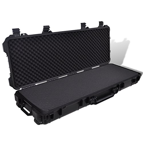 vidaXL Caja para Pistola Plástico Moldeado Impermeable Maletín de Transporte