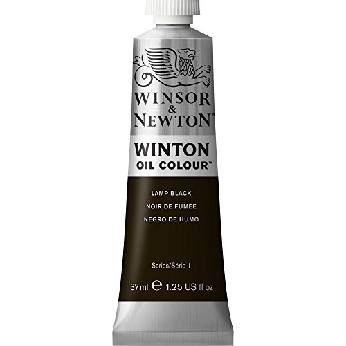 Winsor & Newton Winton - Tubo óleo, 37 ml, color negro de humo