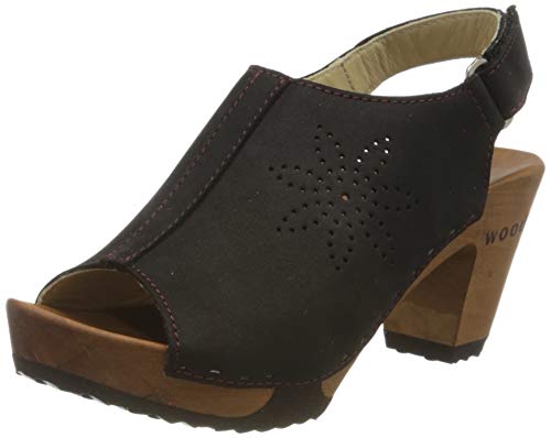 Woody Elena, Mules Mujer, Negro (Nero 004), 42 EU