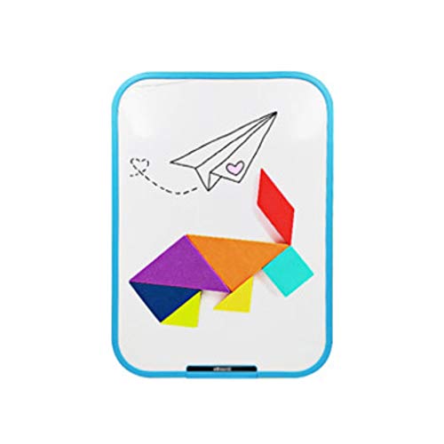 WPBOY Tablero de dibujo para niños con pantalla LCD con función de bloqueo, graffiti electrónico creativo tablero de dibujo (rosa, azul) tablero de dibujo regalo (color: azul)