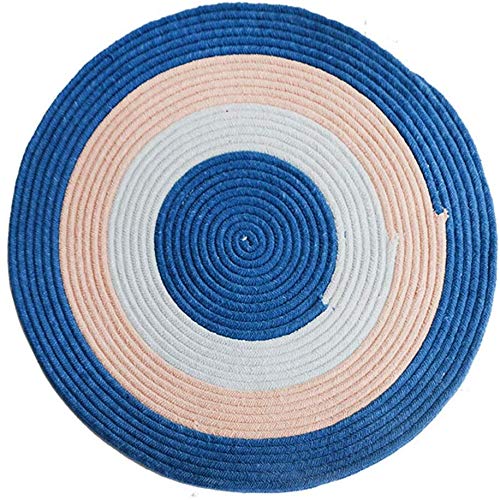 WSJ-Rug Round Cartoon Carpet Children Crawling Blanket Non-Slip Short Hairs Mats Living Room Bedroom Computer Chair Swivel Chair Mat (Size : Diameter 18000CM)