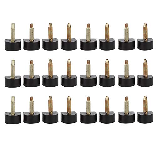 Wytino Punta de tacón Alto, Placas de talón Reparación Heel Dowels Protector 24Pcs Heel Dowels Protector para Carreras, Bodas, Ocasiones Formales(10x10mm)