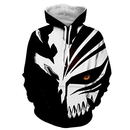 XiaoShuFC Parca, Sudaderas con Capucha Unisex De Manga Larga para Hombre Sudaderas con Capucha 3D