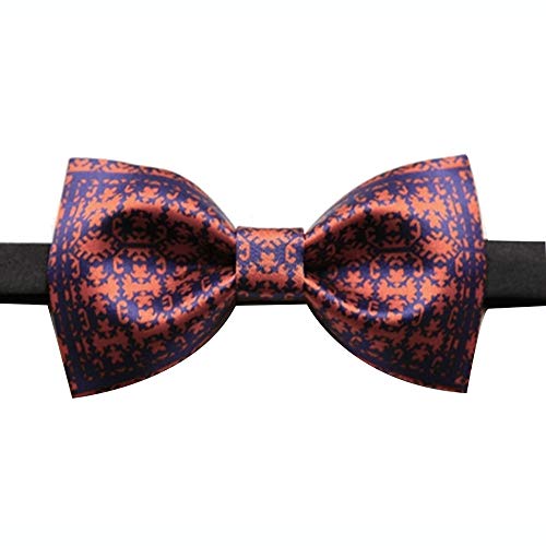 Yingm Pajarita de Madera para Hombre Partido Hecho a Mano Floral Bowtie del Cuello del Boda de la Mariposa Ajustable Pre-Atado Pajarita Pajarita Artesanal De Madera para Hombre