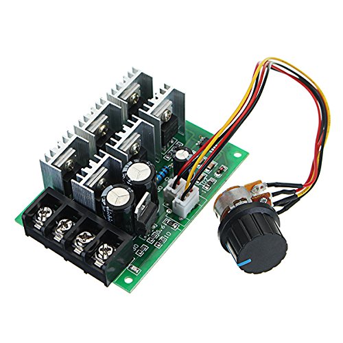 BouBou DC 9-55V 40A 2000W Pwm DC Motor Regulador De Velocidad De La Bomba Controlador De Velocidad De Alta Potencia 9V 12V 24V 36V 48V 55V Modo De Velocidad Variable Electrónico No Polar