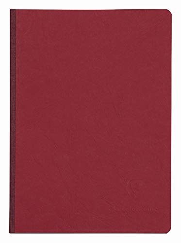 Clairefontaine 795402C - Cuaderno interior liso, 192 páginas, color rojo