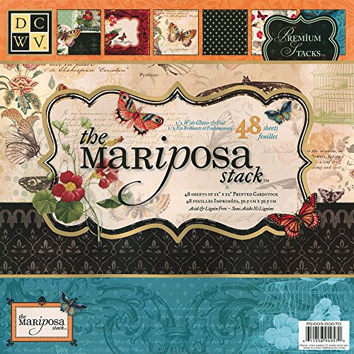 DCWV The Mariposa Stack de Papeles 30x30cm -