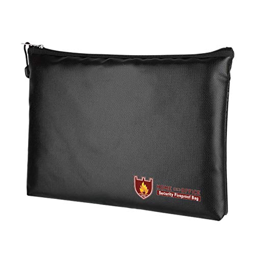 duhe189014 Impermeable Bolsa a Prueba de Fuego 29 x 20 cm feuersichere Funda Impermeable Bolsa depósito para Documentos Passport Banco Archivo Dinero Objetos de Valor de Alto de Llamas masterly