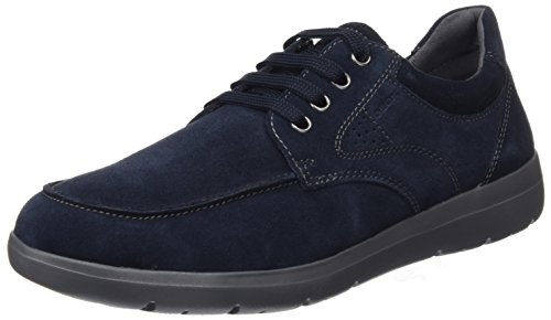 Geox U LEITAN B, Mocasines Hombre, Azul (Navy), 44 EU