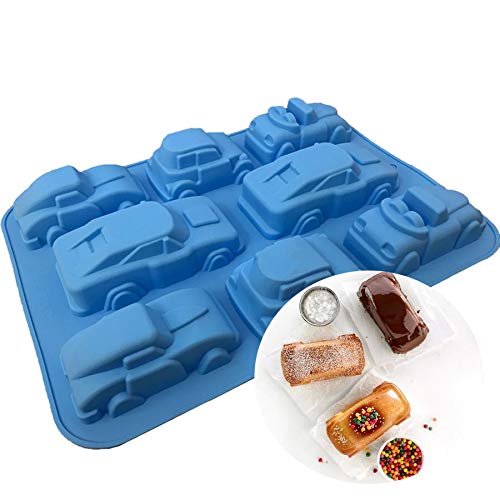 KBstore Molde Antiadherente de la Torta de Silicona - Forma de Coche Moldes de Silicone para Repostería Bizcocho/Chocolate/Pudín/Jabon/Pastel/Pastelería #1