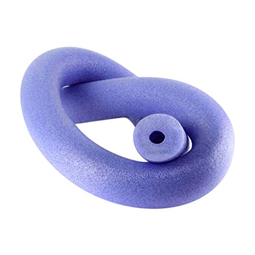 Longyitrade - Piscina flexible de espuma de agua con cavidades cortadoras para niños, natación, flotador para adulto, violeta