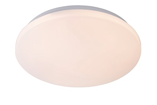 Lucide Otis – Plafón – 34 cm de diámetro – LED – 1 x 26 W 3000 K – Opal