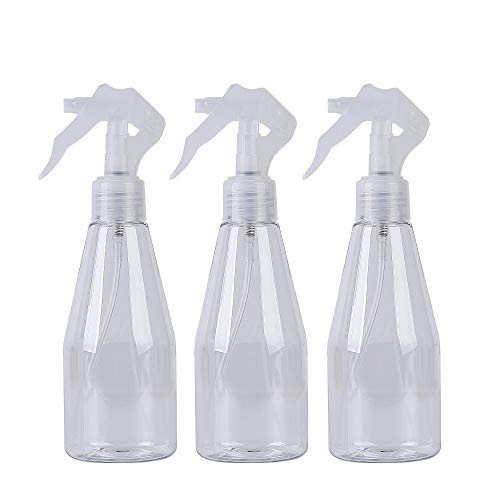 MaoXinTek Botella de Aerosol Vacías Botella de Spray 200ML Plástico Transparante para Regar Plantas de Jardín 3PCS