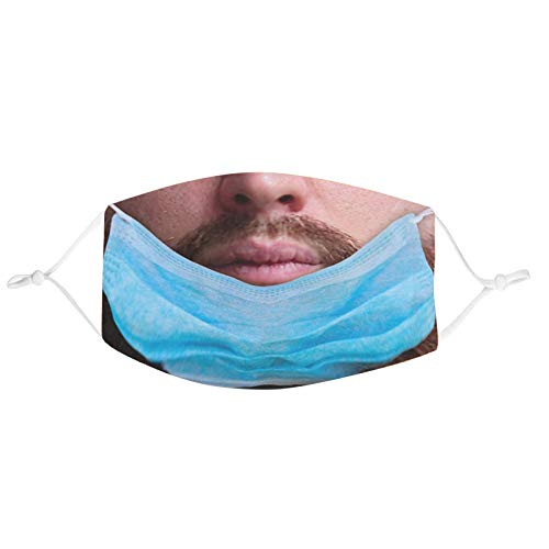 N / C Las_Mascarillas Variedad de Estilos Adultos Divertidas Risa Falsa algodón Respirable Adecuado para Fiestas Reutilizable del Día los Inocentes Accesorios bromas Decoraciones l_avables Unisex