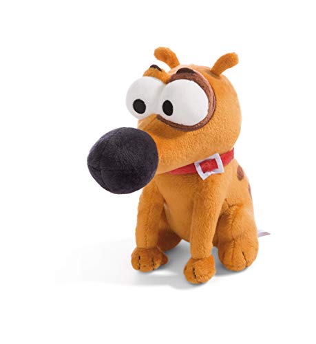 Nici 44232 - Perro de Peluche (19 cm, Sentado), Color marrón