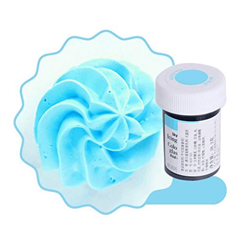 RG-FA Comida Comida Comida Pigmento Saludable Seguro Coloring Fondant Azúcar Cake Decorar Herramientas Cr azul celeste