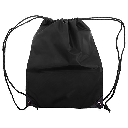 Shugon - Mochila saco/Mochila cuerdas lisa Modelo Stafford - 13 Litros (Talla Única) (Negro)