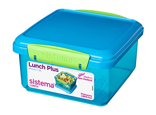 Sistema To Go Lunch Plus - Almuerzo con Cubiertos (1,2 L), plástico, 1 Item