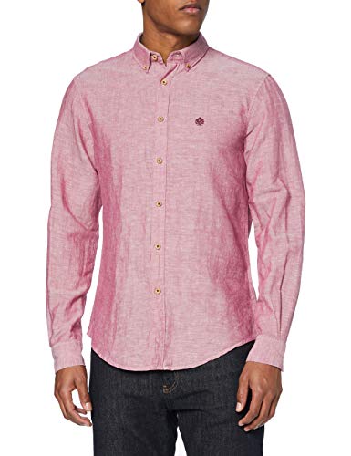 Springfield Classic Linen Color-C/72 Camisa Casual, Rosa (Pink 72), XL (Tamaño del Fabricante: XL) para Hombre