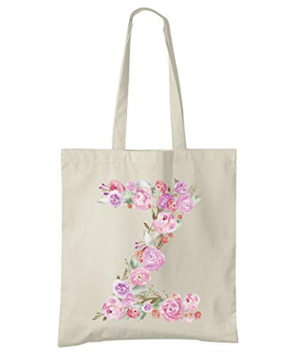 Super Cool Totes - Z - Flores rosas de algodón Unisex adulto