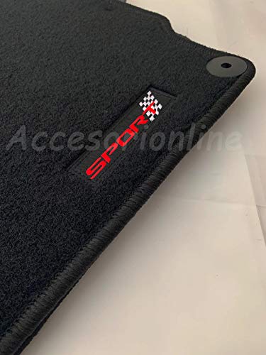 Accesorionline Alfombrillas para A3 Desde 2012 Sedan Coupe alfombras esterillas Hatchback sportback Cabrio sline s-Line 8v 8va