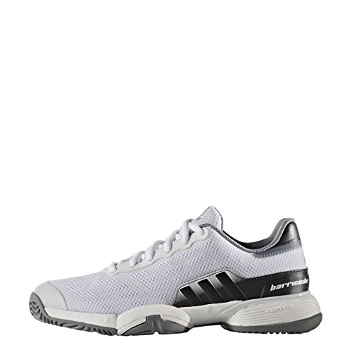 Adidas Barricade 2016 Xj, Zapatillas de Tenis Unisex Niños, Blanco (Ftwbla/Grpudg/Gris), 35.5 EU