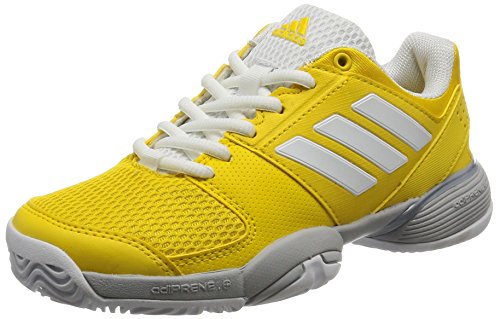 adidas Barricade Club Xj, Zapatillas de Deporte Unisex niños, Amarillo (Eqtama/Ftwbla/Gridos), 33 EU