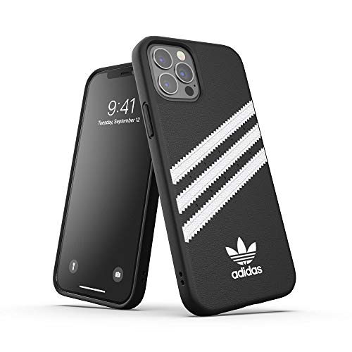 adidas Carcasa 3 Rayas Samba Apple iPhone 12/12 Pro Negra-Blanca