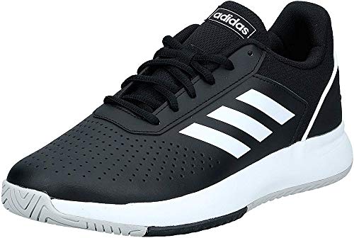 Adidas Courtsmash, Zapatillas de Tenis Hombre, Multicolor (Negbás/Ftwbla/Gridos 000), 43 1/3 EU