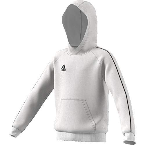 adidas FS1891 CORE18 Hoody Y Sweat Unisex-Child White 7-8A