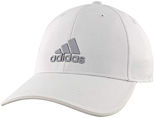 adidas Gorra Decision Hombre, Hombre, 976237, Blanco/Gris Claro, Talla única