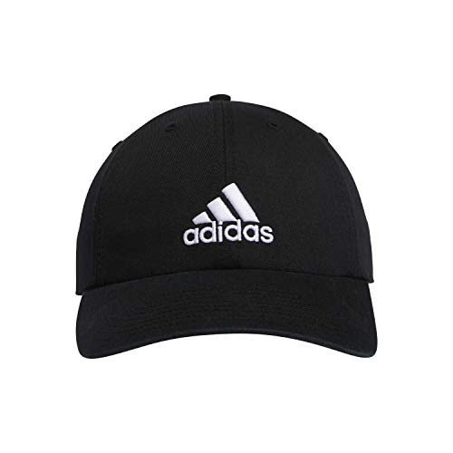 adidas Gorra Relajada definitiva para Hombre, Hombre, Gorro/Sombrero, 104415, Negro/Blanco, Talla única