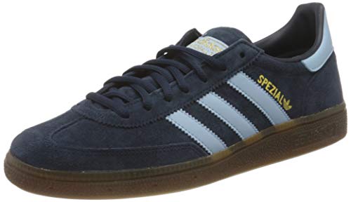 adidas Handball Spezial, Sneaker Hombre, Collegiate Navy/Clear Sky/Gum, 43 1/3 EU