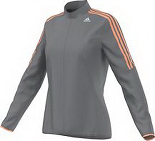 adidas Jacke Response Wind - Prenda, Color Gris (Vista Grey s15/flash Orange s15), Talla XS