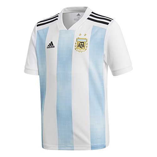 adidas Juvenil Argentina 2018 Casa Réplica Jersey - BQ9288, MLS/Fútbol, M, Blanco|Azul claro