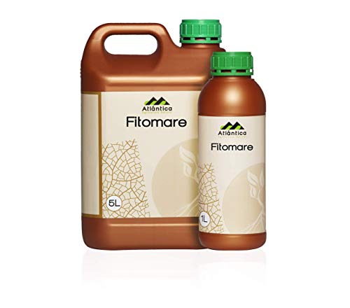 ATLANTICA AGRICOLA Abono FITOMARE Algas Marinas con Aminoácidos, Macro y Microelementos para Brotación, Floración y Cuajado de Fruto - Plantas Hortícolas, Ornamentales y Frutales (1 L)