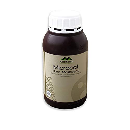 ATLANTICA AGRICOLA Abono Líquido Corrector MICROCAT® Boro-MOLIBDENO, Botella 0,5 litros