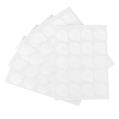 B Baosity 10pcs Juego de Pegatinas de Cubierta Adhesiva Herramienta de Extensión de Pestaña Artificial Cristal de Jade Piedra