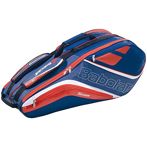 BABOLAT RH X8 Bad Team Line Raquetero, Adultos Unisex, Bleu Marine/Rouge (Multicolor), Talla Única