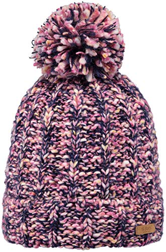 BARTS Womens Myla Warm Knitted Pom Pom Winter Beanie Hat