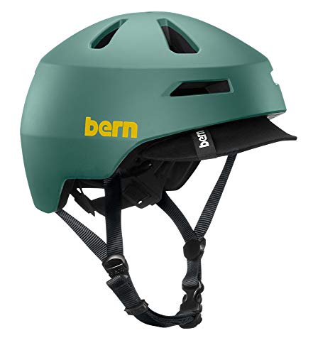 Bern Brentwood 2.0 Casco de Ciclismo, Unisex, Mate Verde Pizarra, M