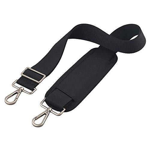 Bocotoer - Correa de Nailon para Equipaje (4 m, con Hebillas), Color Negro