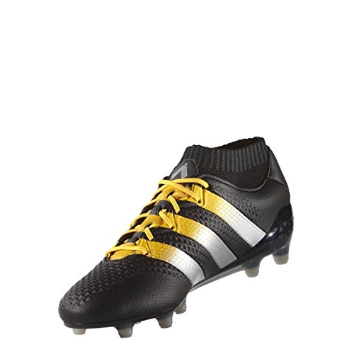 Bota Ace 16+ Primeknit FG/AG Core black-Silver metallic-Solar gold Talla 8,5 UK