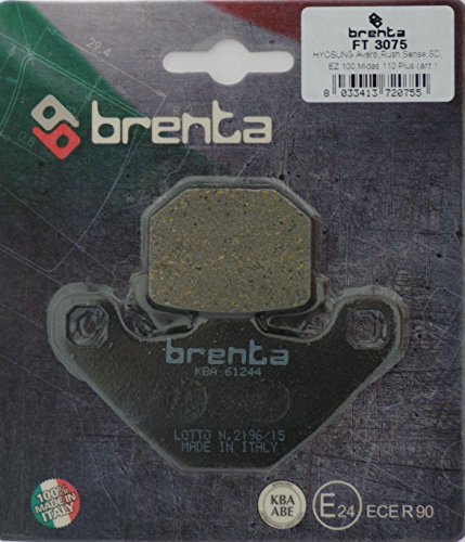 Brenta Pastillas freno organiche Moto para Adly Panther 50, silver fox 50, Gilera, Hyosung