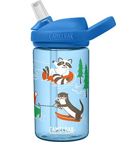 CAMELBAK Eddy+ Kids 14Oz Bidón, Unisex, Diversión en el Lago, 39,8 cl